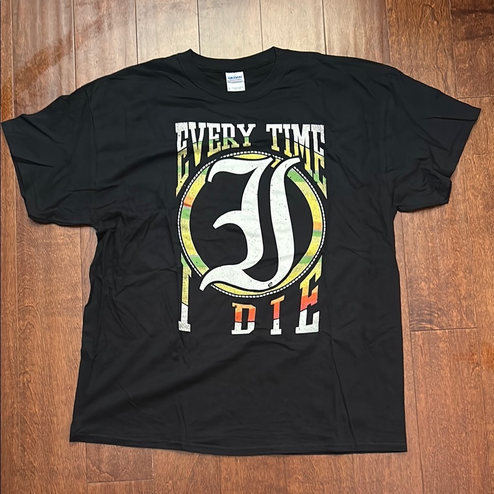 Every Time I Die Black Graphic Tee, Size Medium, New Without Tags
